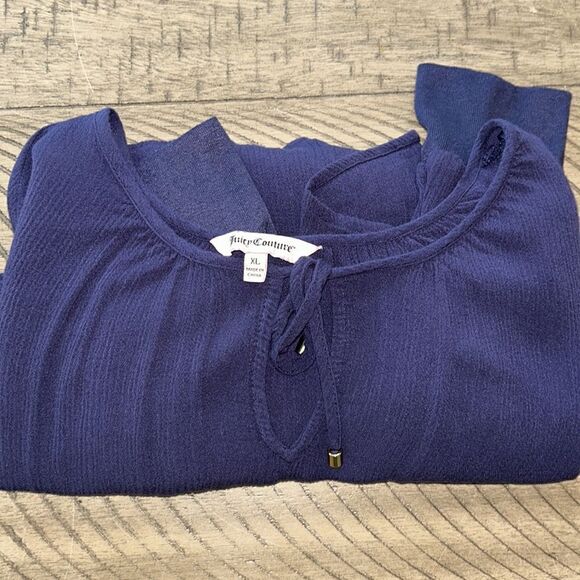 Boho ☮️ Blouse Festival Basic Gold ties Flowy Chic comfy by Juicy🍉Couture - Picture 15 of 17